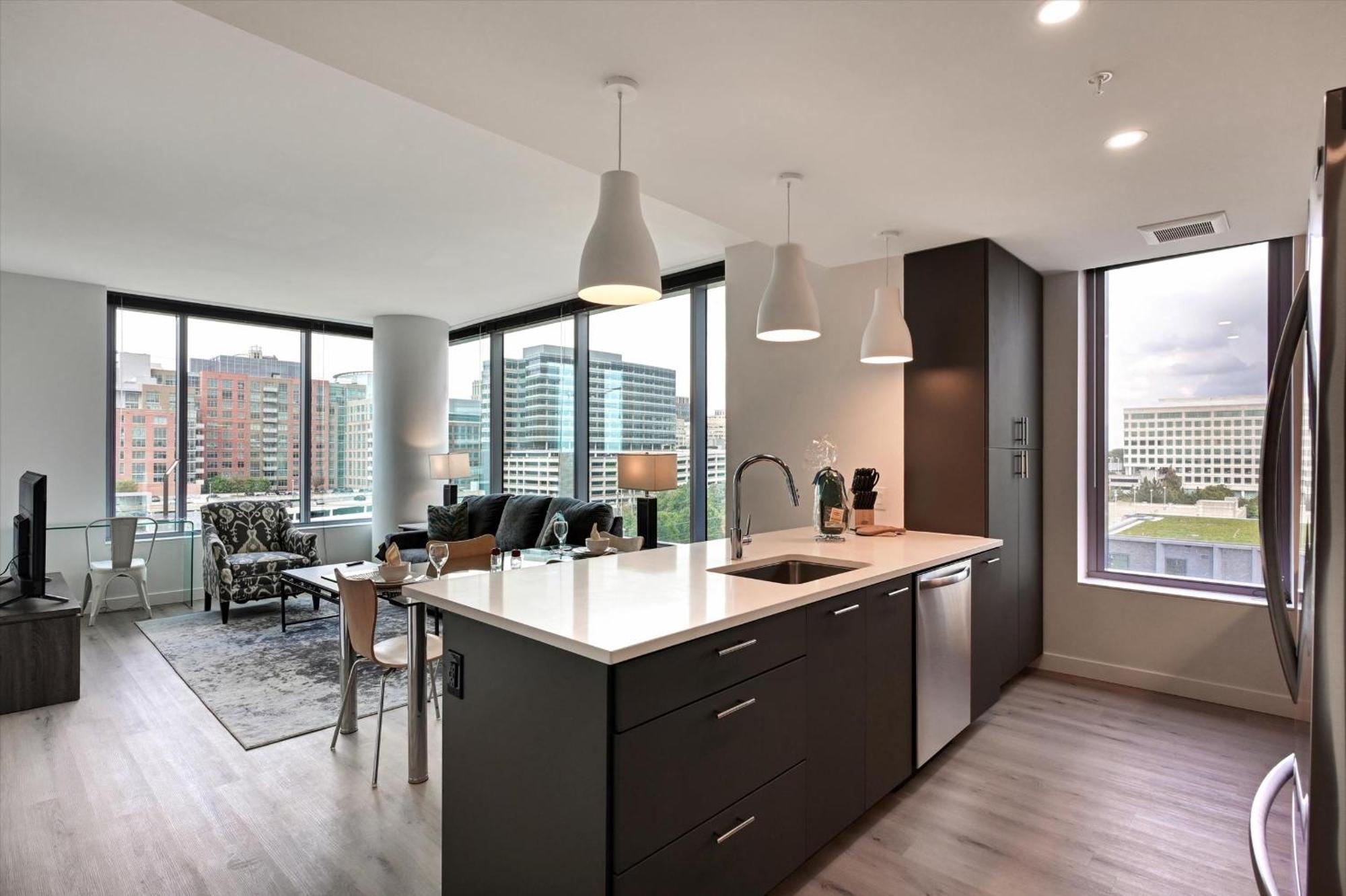 Global Luxury Suites At Town Center レストン エクステリア 写真